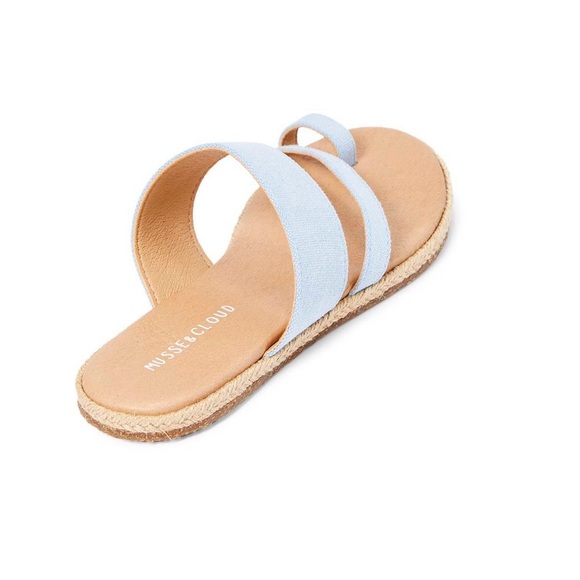 Musse & Cloud Light Blue Zubeach Sandals Women’s EU Size 41 rope wrapped Sole - Picture 3 of 7